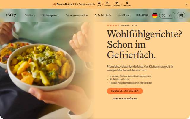 Startseite von Every
