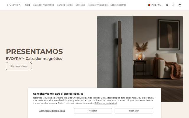 Evoyra storefront