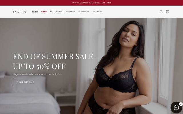 EVYLEN storefront