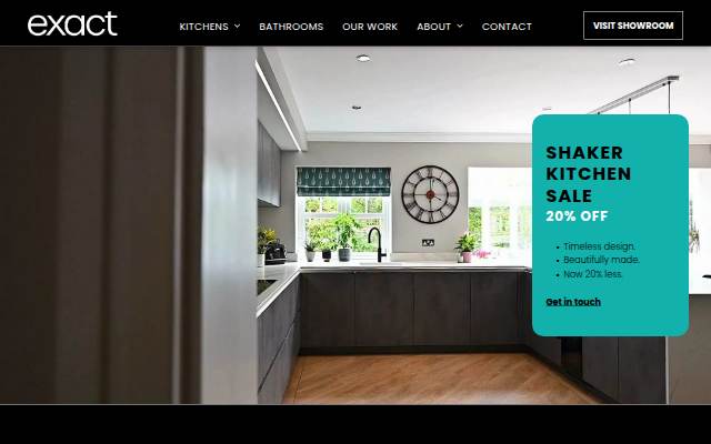 Escaparate de German Kitchens &amp; Bathrooms Showroom Wokingham, exact, Berkshire