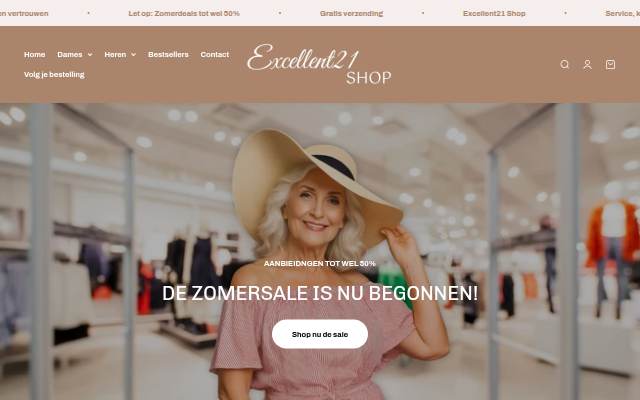 Excellent21 shop storefront