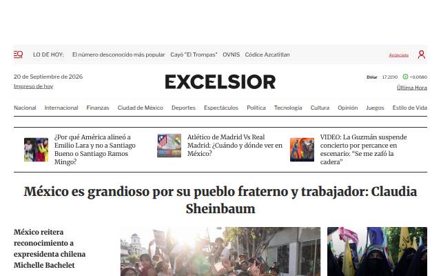 Montra da Excélsior
