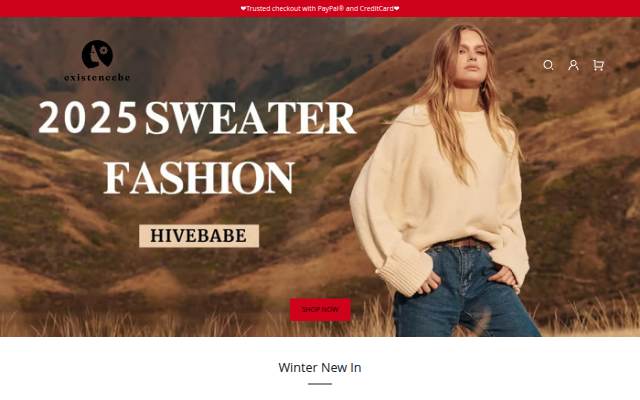 Existencebe storefront