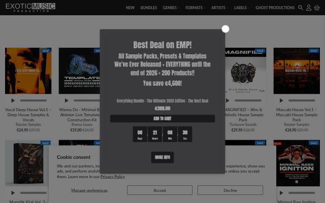 Montra da Exotic Music Production