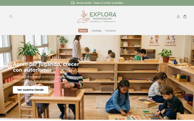 Explora Montessori storefront