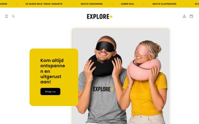 Explore Plus storefront