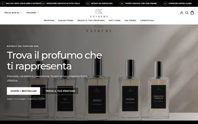 EXTREME PARFUM storefront