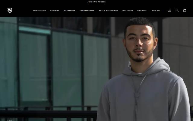 Startseite von EWO clothing