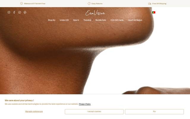 EzaVision storefront