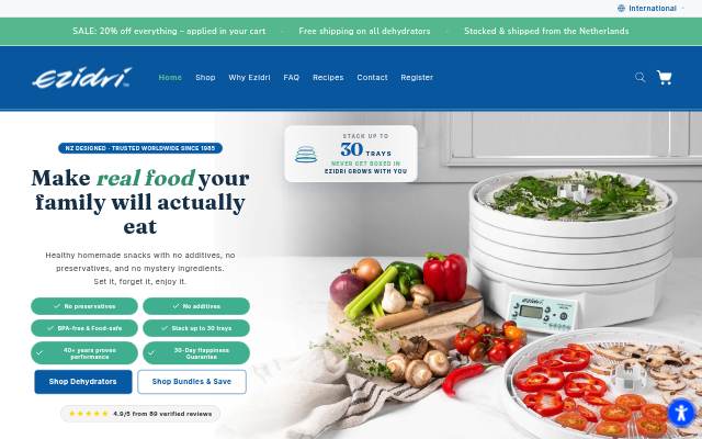 Ezidri-EU storefront