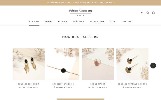Fabien Ajzenberg storefront