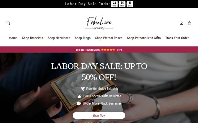 FabuLove storefront