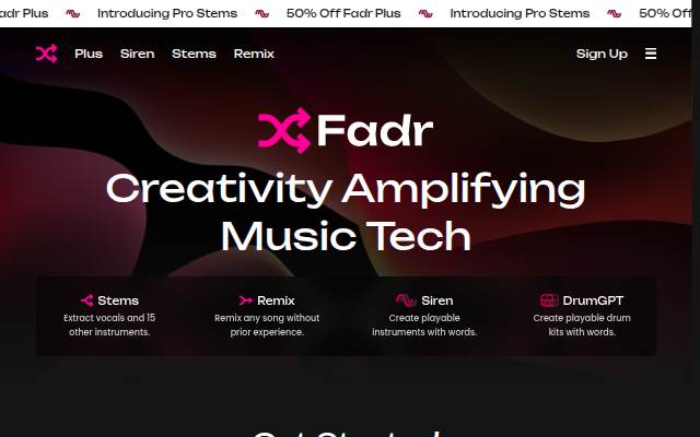 Fadr storefront