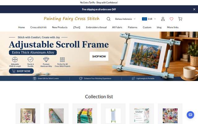 Painting Fairy Cross Stitch storefront