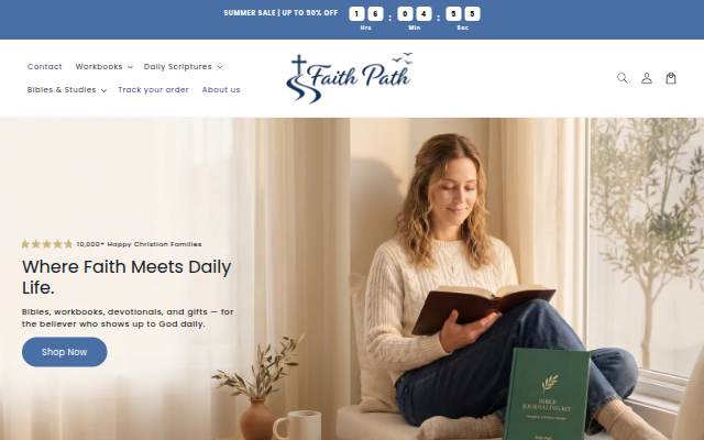 Faith Path storefront