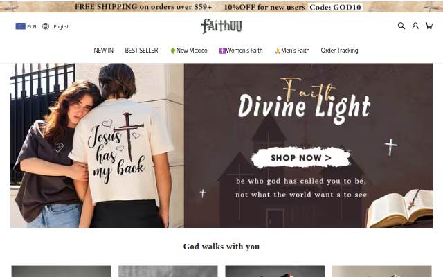 Faithuu storefront