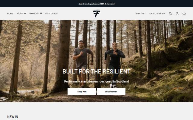 Fallain Fitness storefront