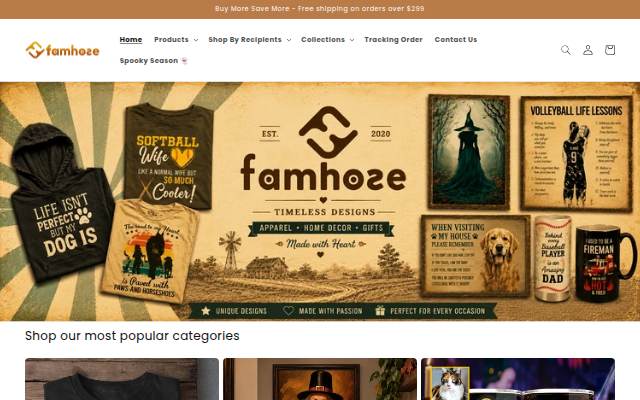Famhose storefront