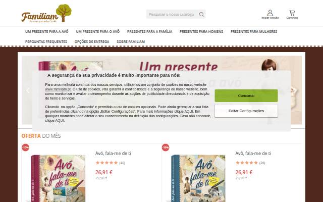 Startseite von Familiam