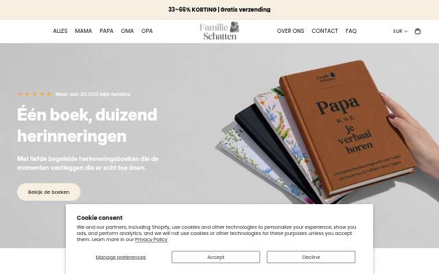 Startseite von Familie Schatten