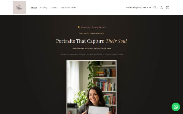 The Family Portrait Companys storefront