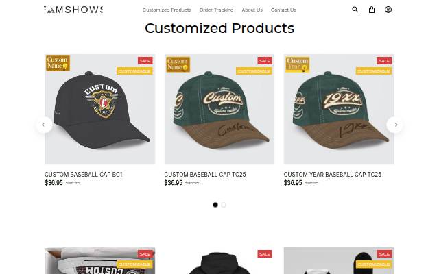 FAMSHOWS storefront