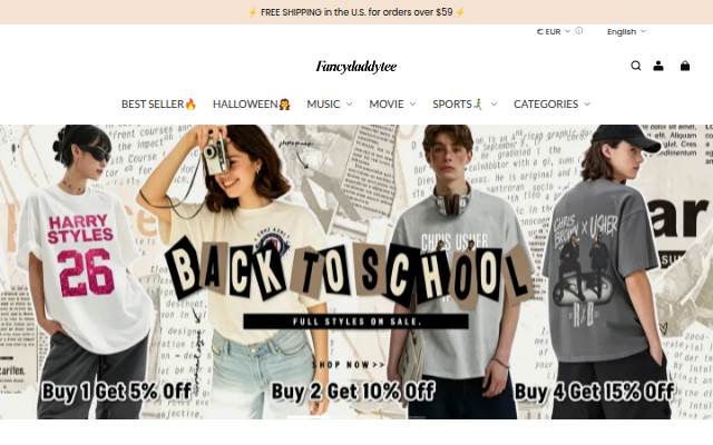 Fancydaddytee storefront