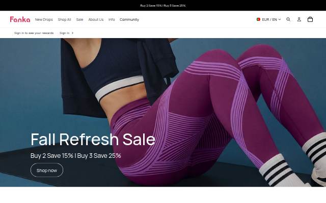 Fanka storefront