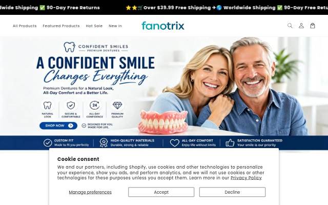 fanotrix storefront