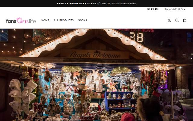 Fansgiftslife storefront