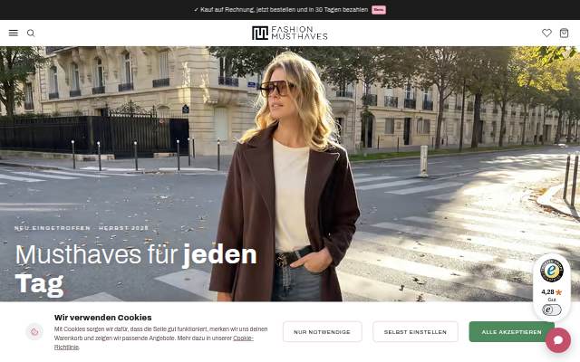 Fashionmusthaves.de storefront