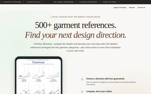Montra da The Fashion Design Reference Library