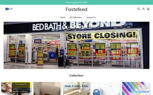 Fastefeed storefront