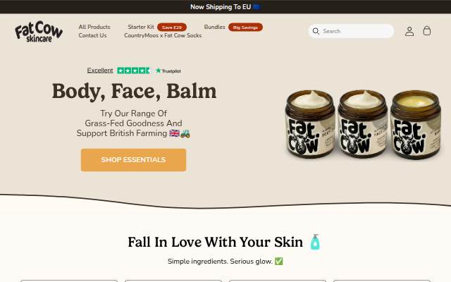 Fat Cow Tallow Skincare storefront