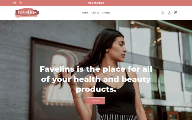 Favelins storefront