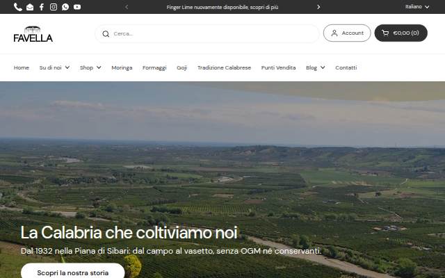Startseite von Azienda Agricola Favella