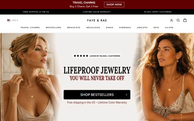 Faye &amp; Rae storefront