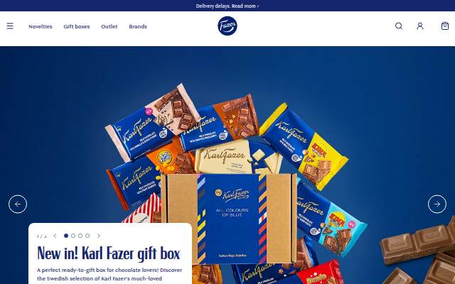 Fazer.com storefront