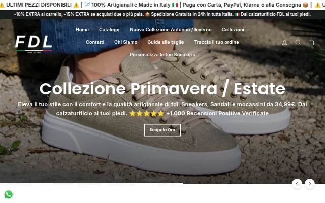 Escaparate de FDL Calzature