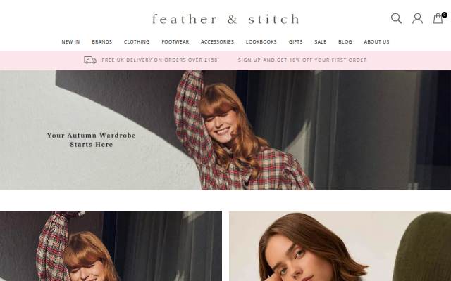 Feather & Stitch storefront