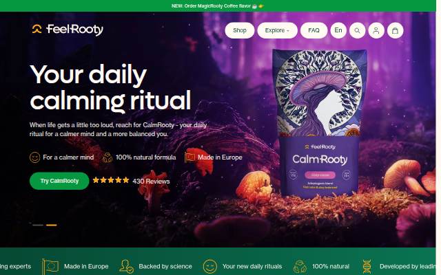 FeelRooty EU storefront
