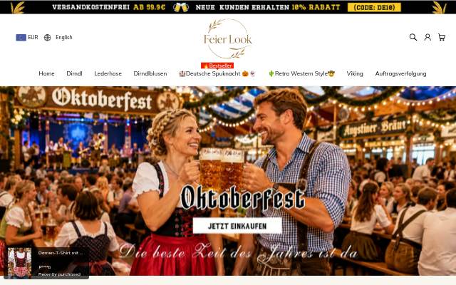 Feierlook storefront