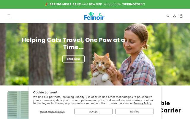 Felinoir storefront