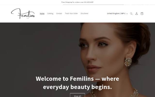 femilins-uk.com storefront