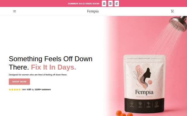 Startseite von Fempia® Vaginal Probiotic