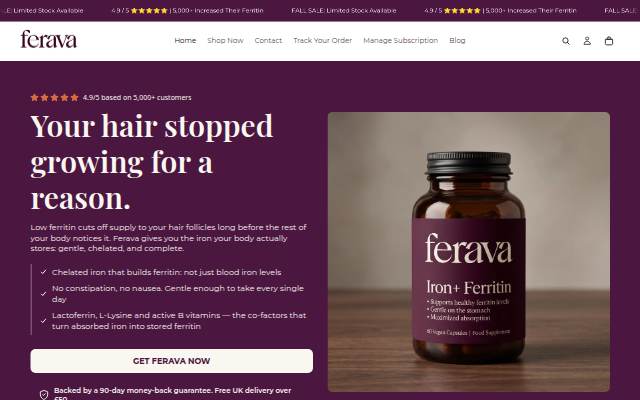Ferava storefront