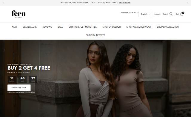 Fern Fitness storefront