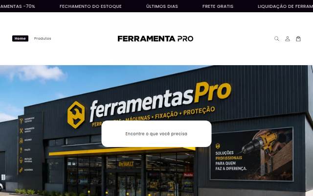 Ferramenta Pro storefront