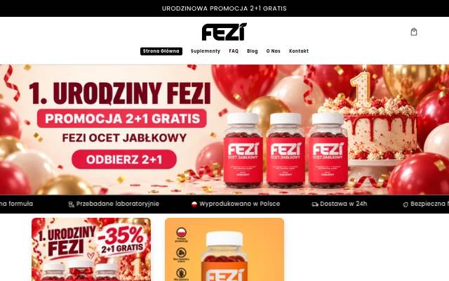 FEZI Żelki Suplementy storefront