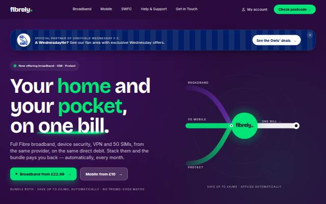 Fibrely — Broadband + 5G mobile, on one bill storefront